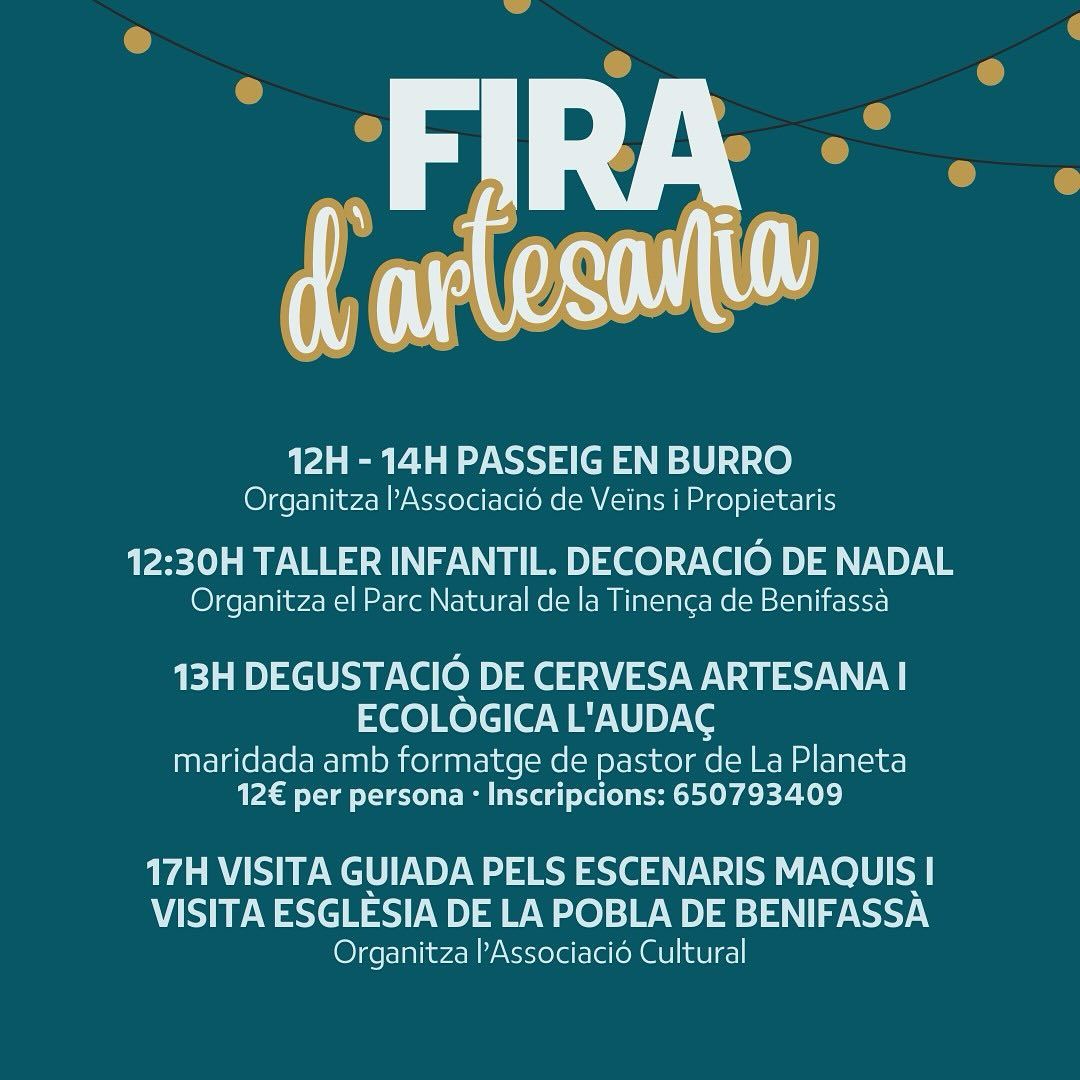Fira d�Artesania a la Pobla de Benifass�