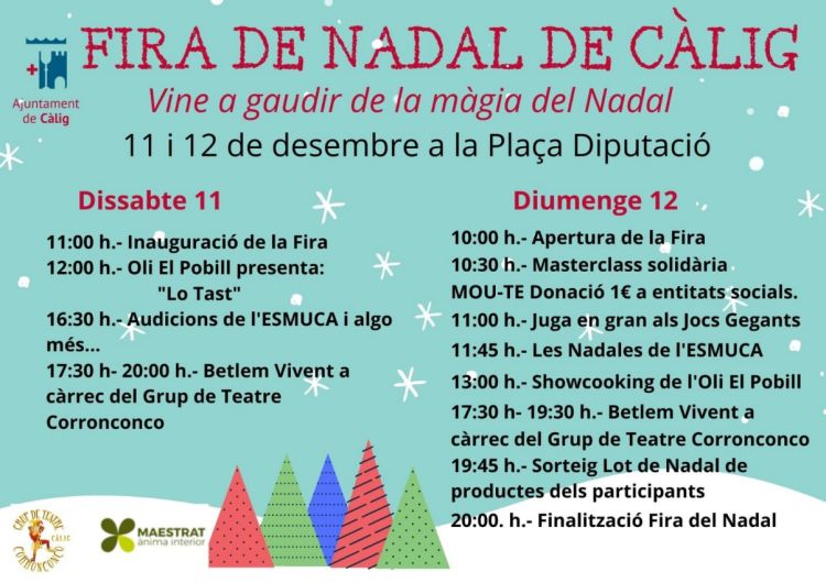 Fira de Nadal de Càlig Fira de Nadal de Càlig