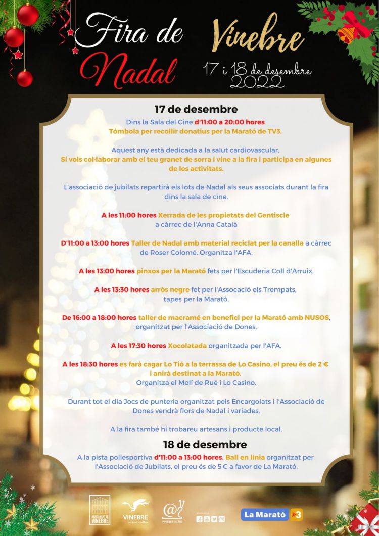 Fira de Nadal de Vinebre Fira de Nadal de Vinebre