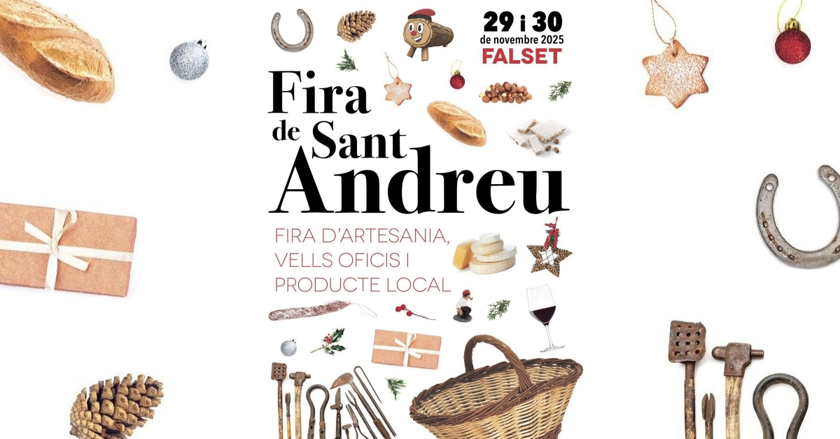 Fira de Sant Andreu. Fira d’artesania, vells oficis i producte local Fira de Sant Andreu. Fira d’artesania, vells oficis i producte local