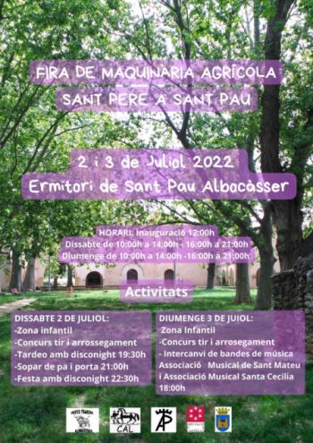 La Fira de Sant Pere d’Albocsser arriba per a oferir les novetats del sector agrcola | EbreActiu.cat, revista digital d’oci actiu | Terres de l’Ebre ...