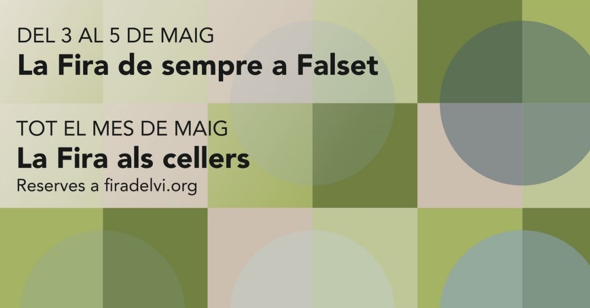 La Fira del Vi de Falset presenta imatge d’una edici que aposta per fomentar la venda de vi a peu de certamen | EbreActiu.cat, revista digital d’oci actiu | Terres de l’Ebre ...