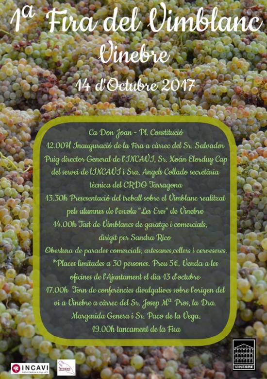 17� Cap de setmana ib�ric a Vinebre i 1a Fira del Vimblanc