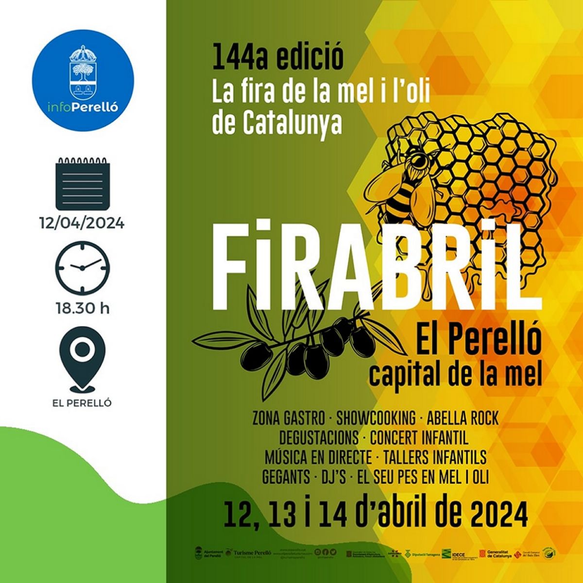 FIRABRIL 144a edició de la Fira de la Mel i l’Oli de Catalunya FIRABRIL 144a edició de la Fira de la Mel i l’Oli de Catalunya
