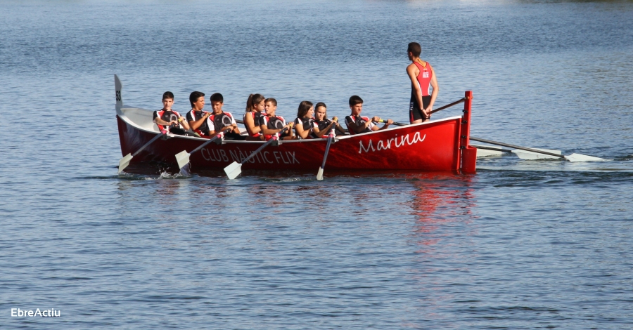 Flix acollir prop de 500 esportistes durant la III Regata de la Lliga Catalana de Llagut