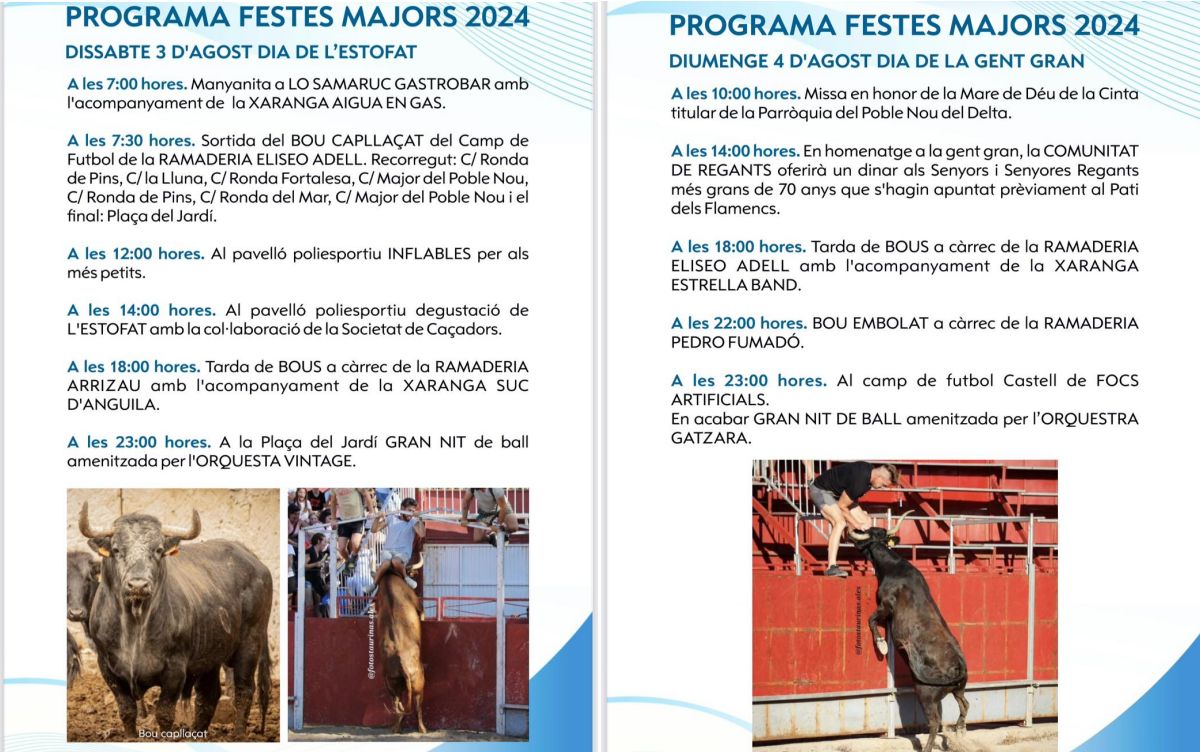 Festes Majors Poble Nou del Delta Festes Majors Poble Nou del Delta