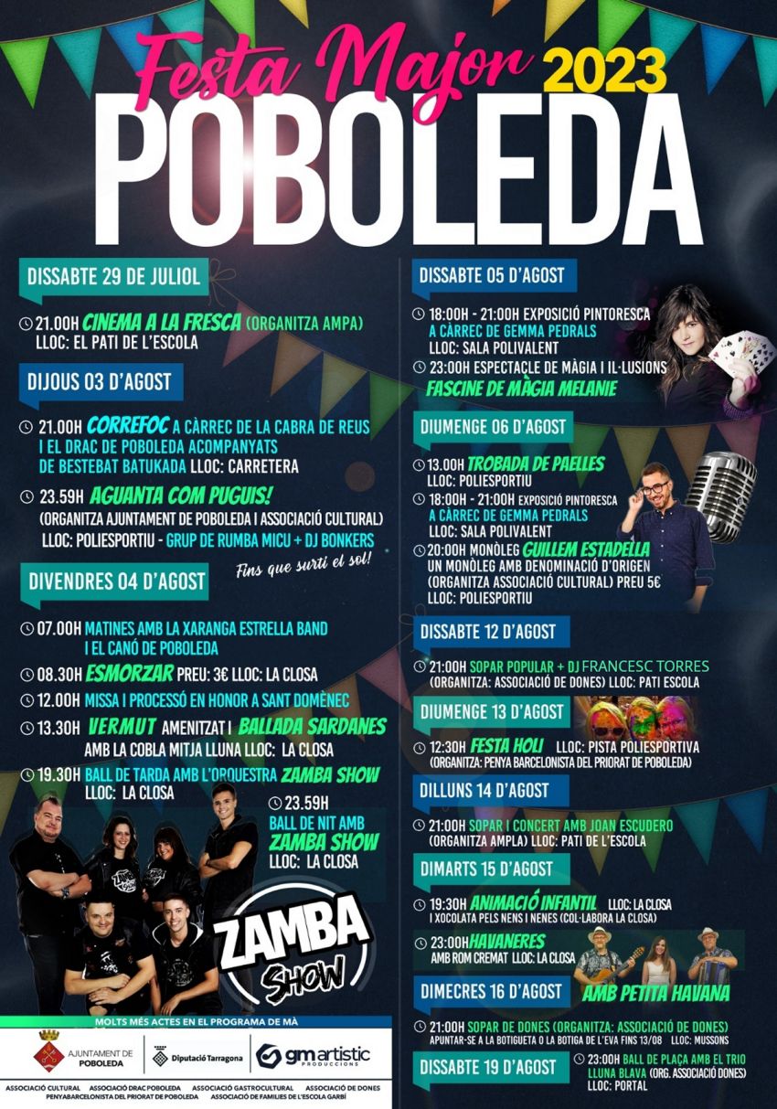 Festa Major 2023 Poboleda