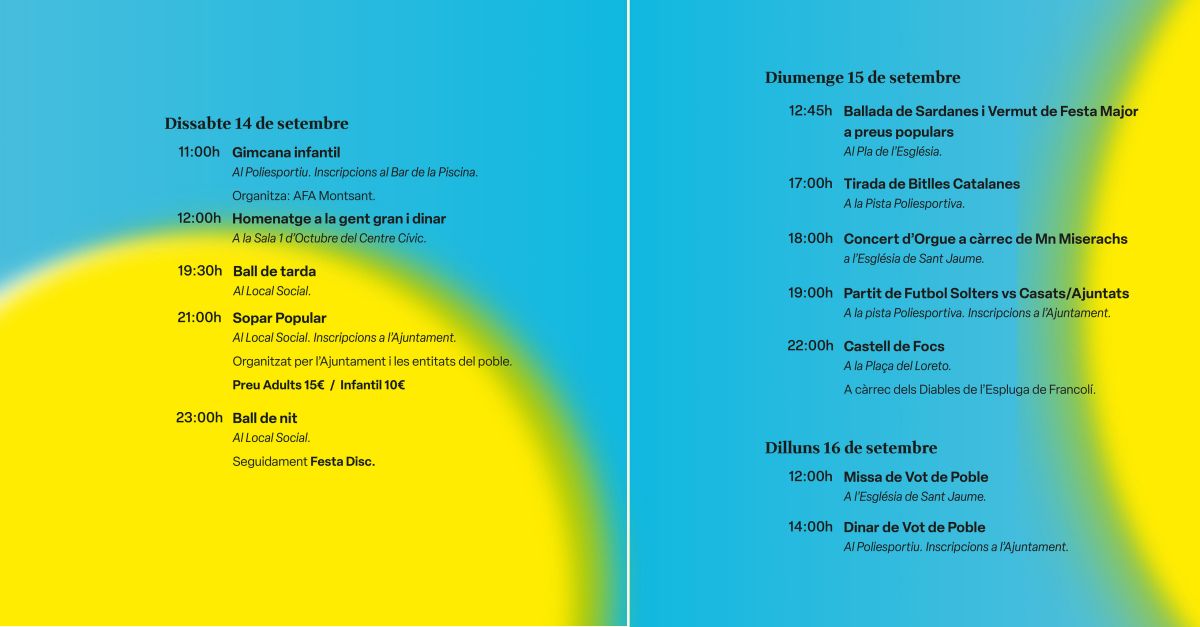 Festa Major a Ulldemolins Festa Major a Ulldemolins