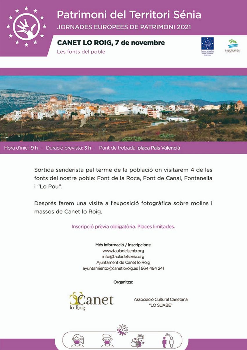 Patrimoni Territori S�nia: Les fonts de Canet lo Roig