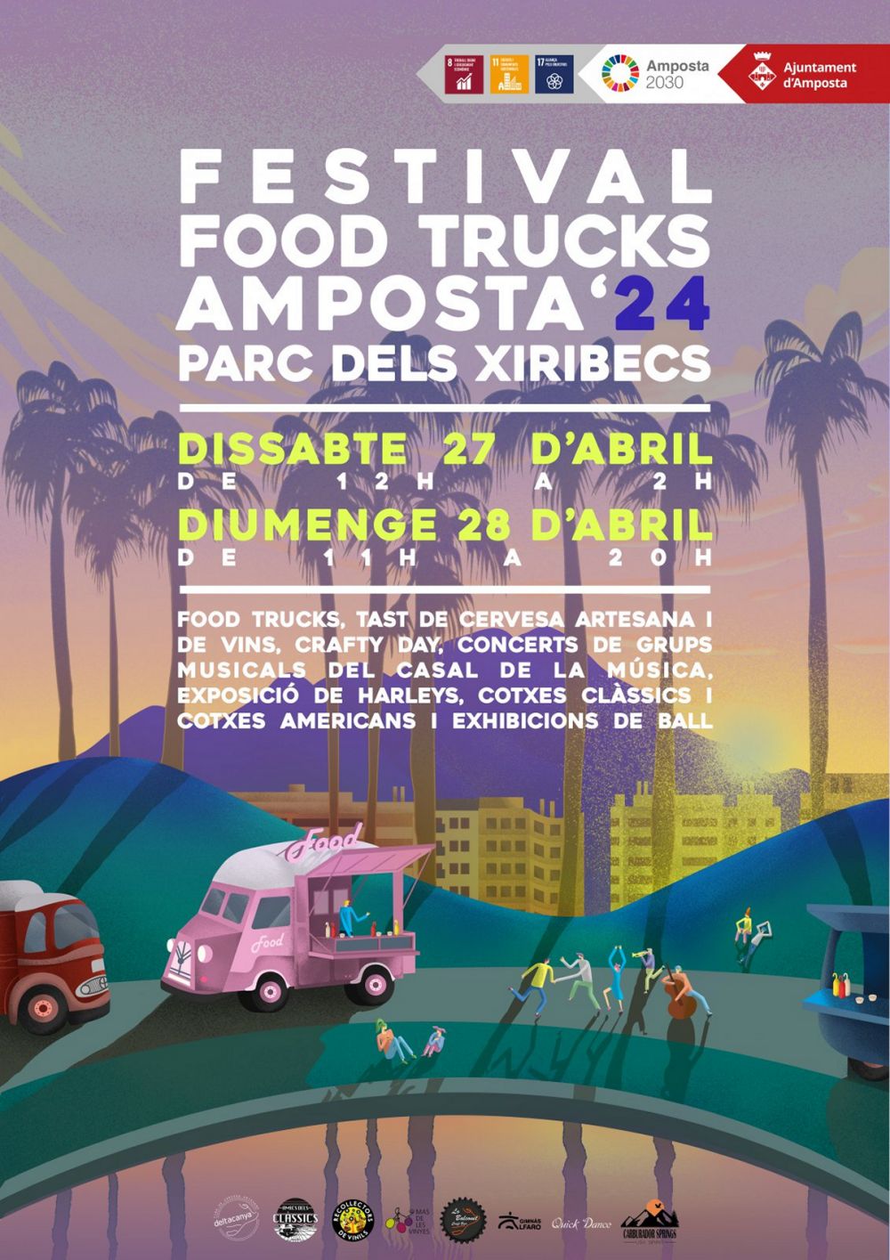 El festival de Food Trucks d&rsquo;Amposta celebra set anys al parc dels Xiribecs | EbreActiu.cat, revista digital d&rsquo;oci actiu | Terres de l&rsquo;Ebre ...