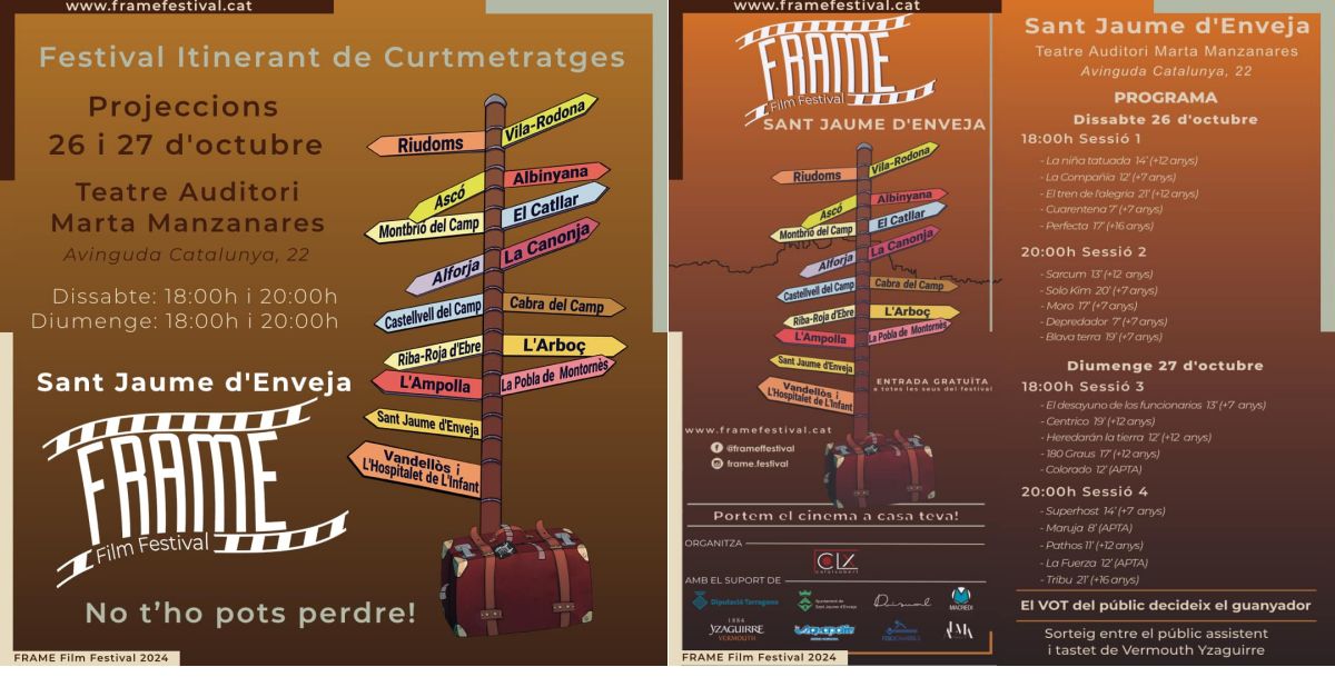 FRAME Festival Itinerant de Curtmetratges FRAME Festival Itinerant de Curtmetratges