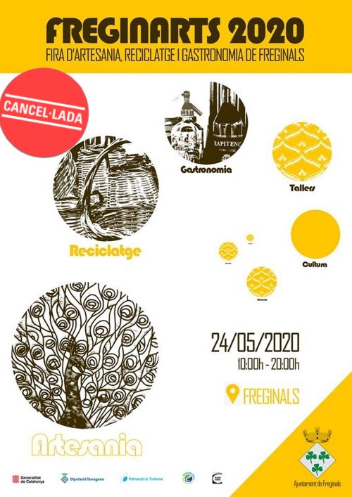 Freginarts 2020 – Fira d’artesania, reciclatge i gastronomia de Freginals **AJORNADA Freginarts 2020 – Fira d’artesania, reciclatge i gastronomia de Freginals **AJORNADA