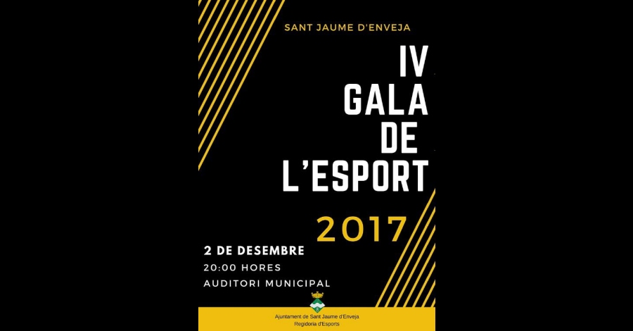 IV Gala de l�Esport 2017