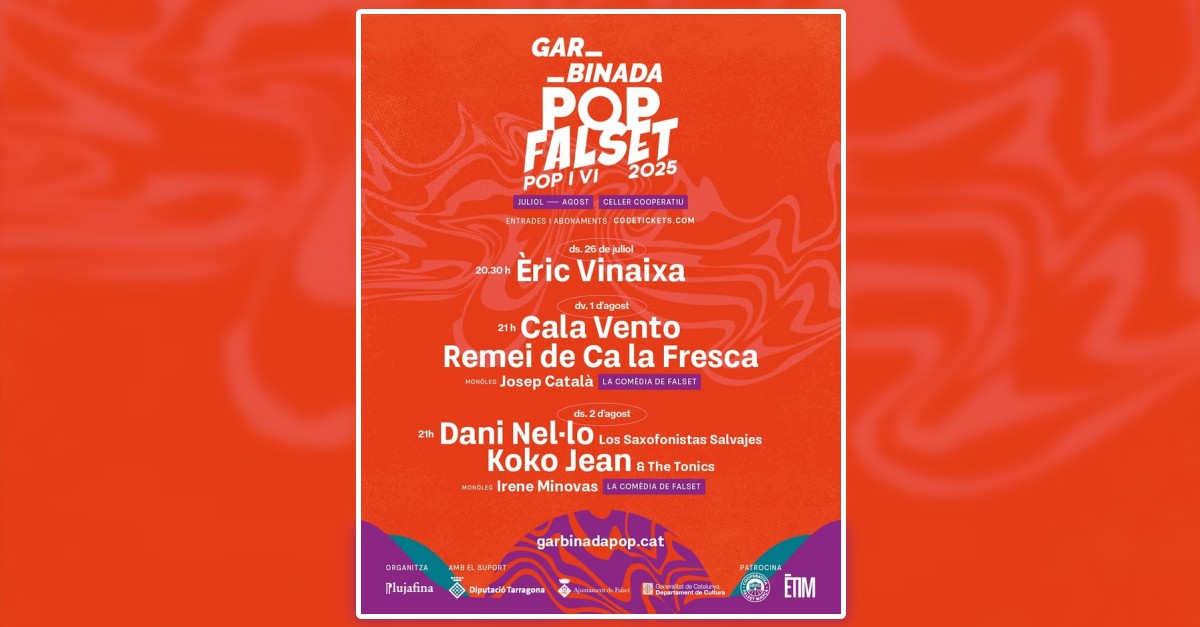 Garginada Pop Falset 2025