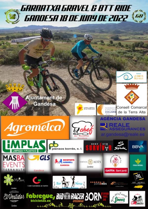 Garnatxa gravel & BTT Ride Garnatxa gravel & BTT Ride