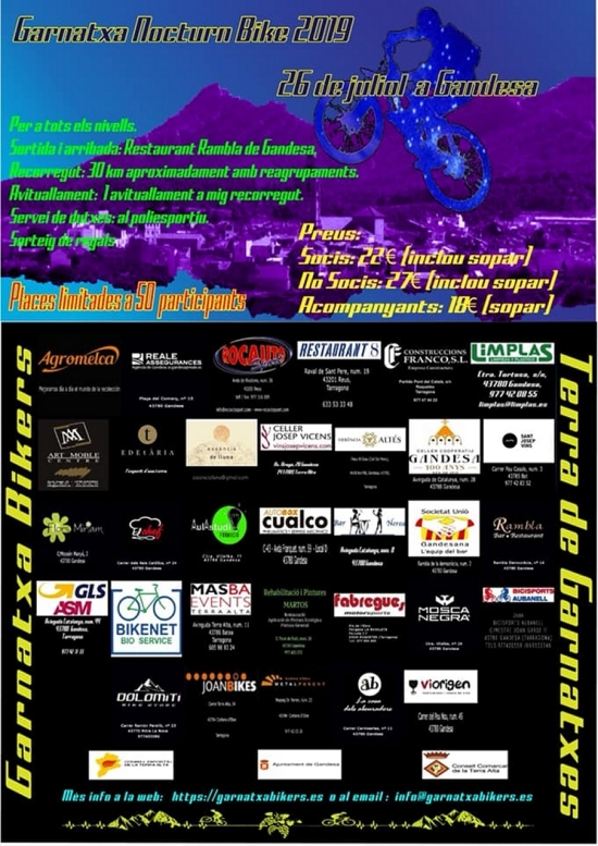 Garnatxa nocturna bike 2019 Garnatxa nocturna bike 2019
