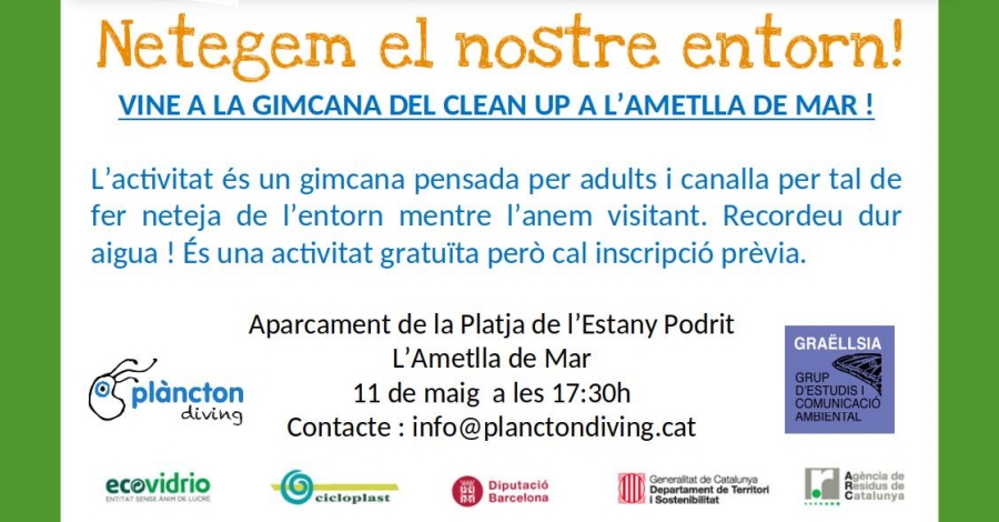 La gimcana Clean Up a l�Ametlla de Mar