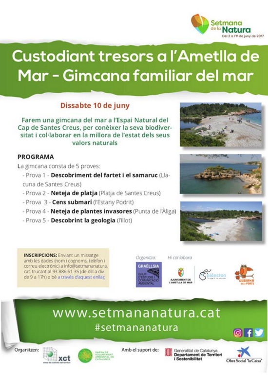 Gimcana familiar del mar: custodiant tresors a lAmetlla de Mar