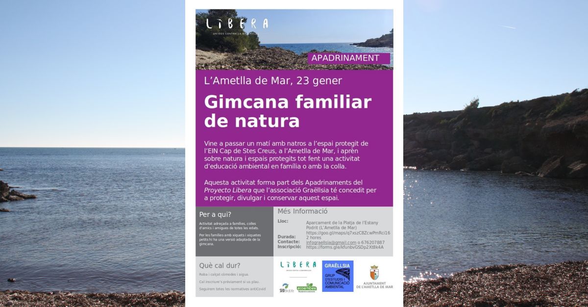 Gimcana familiar de natura a l&rsquo;EIN Cap de Santes Creus