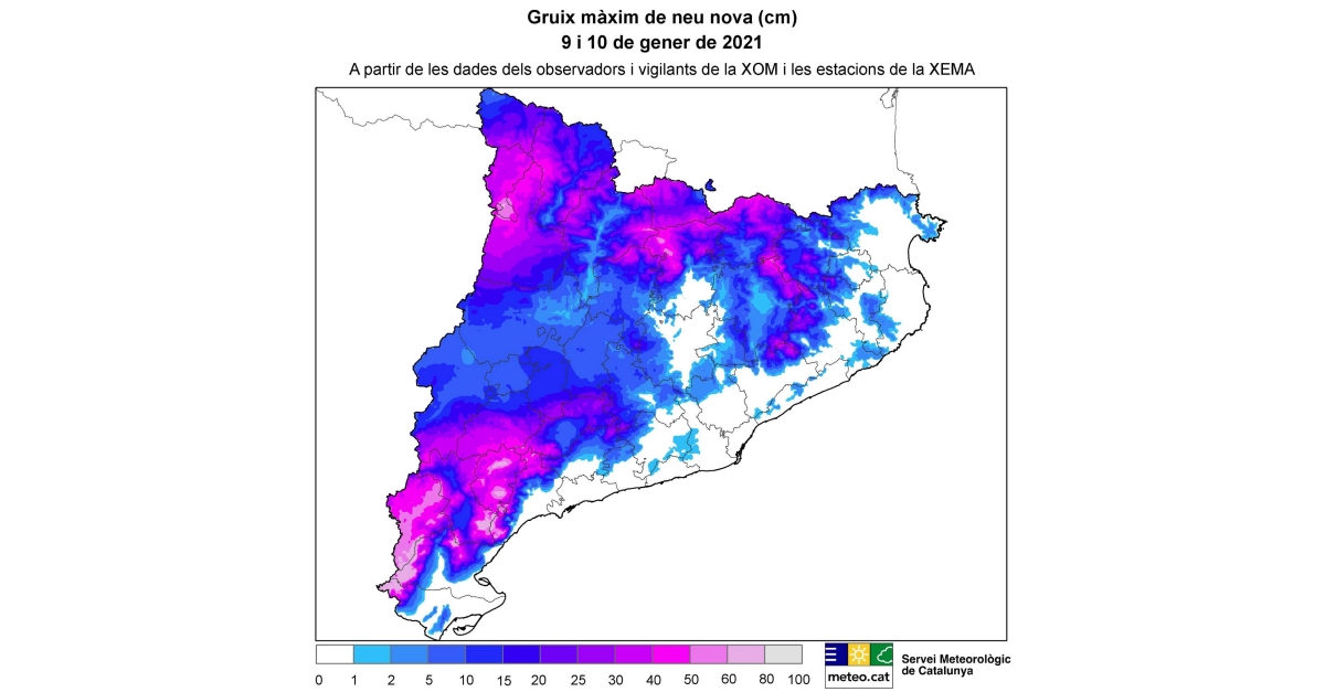 L&rsquo;extensa nevada del cap de setmana ha deixat fins a 60 cm al Priorat i a les Terres de l&rsquo;Ebre | EbreActiu.cat, revista digital d&rsquo;oci actiu | Terres de l&rsquo;Ebre ...