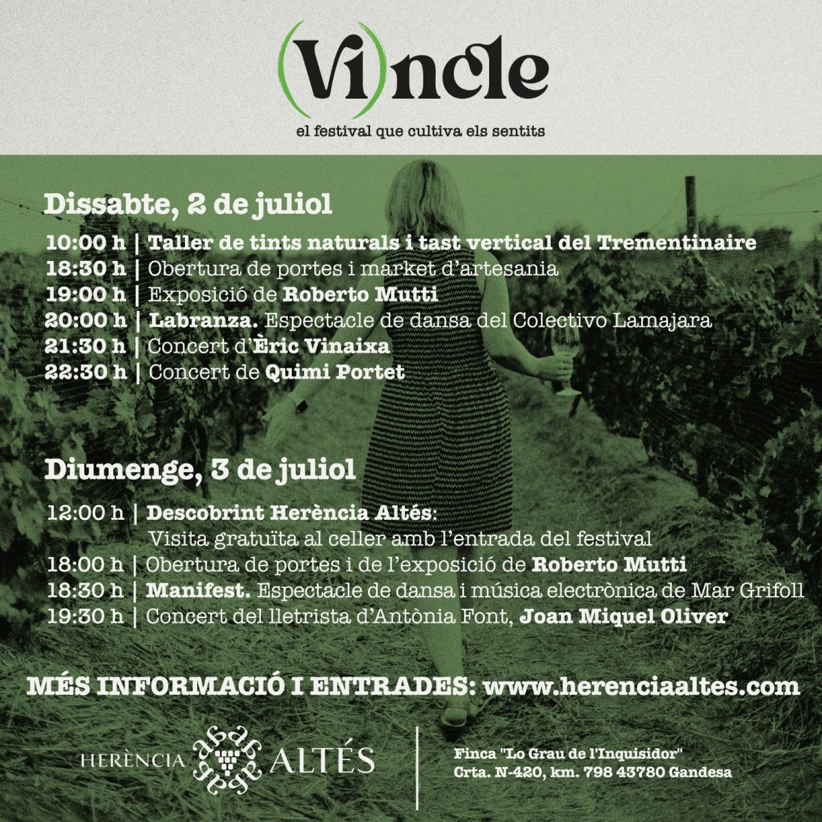 El celler Her�ncia Alt�s de Gandesa posa en marxa la primera edici� de (Vi)ncle | EbreActiu.cat, revista digital d&rsquo;oci actiu | Terres de l&rsquo;Ebre ...