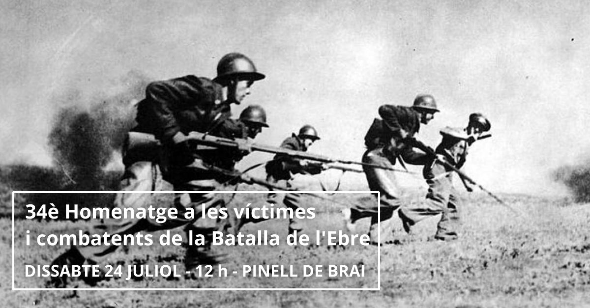 Acto del 34 homenaje a las v�ctimas y combatientes de la Batalla del Ebro