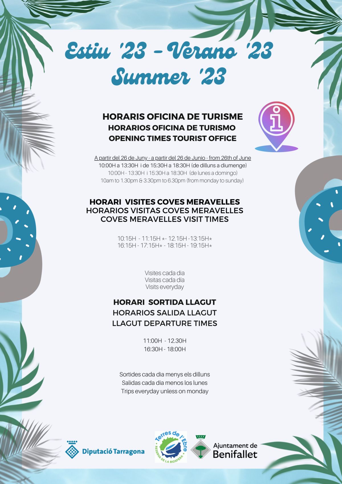 Benifallet amplia els horaris de visites de les Coves Meravelles i les sortides amb el llagut Benifallet | EbreActiu.cat, revista digital d&rsquo;oci actiu | Terres de l&rsquo;Ebre ...