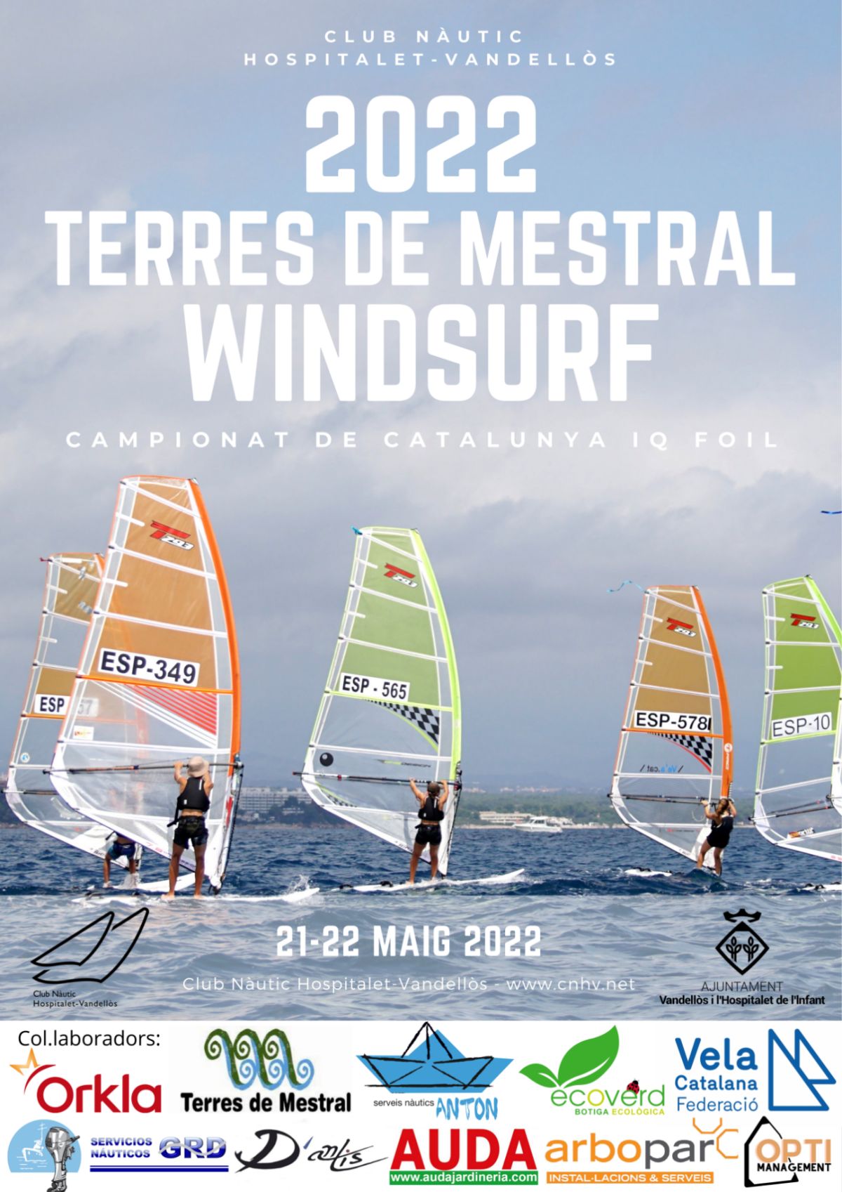 Segona regata del circuit de windsurf  �Terres de Mestral�