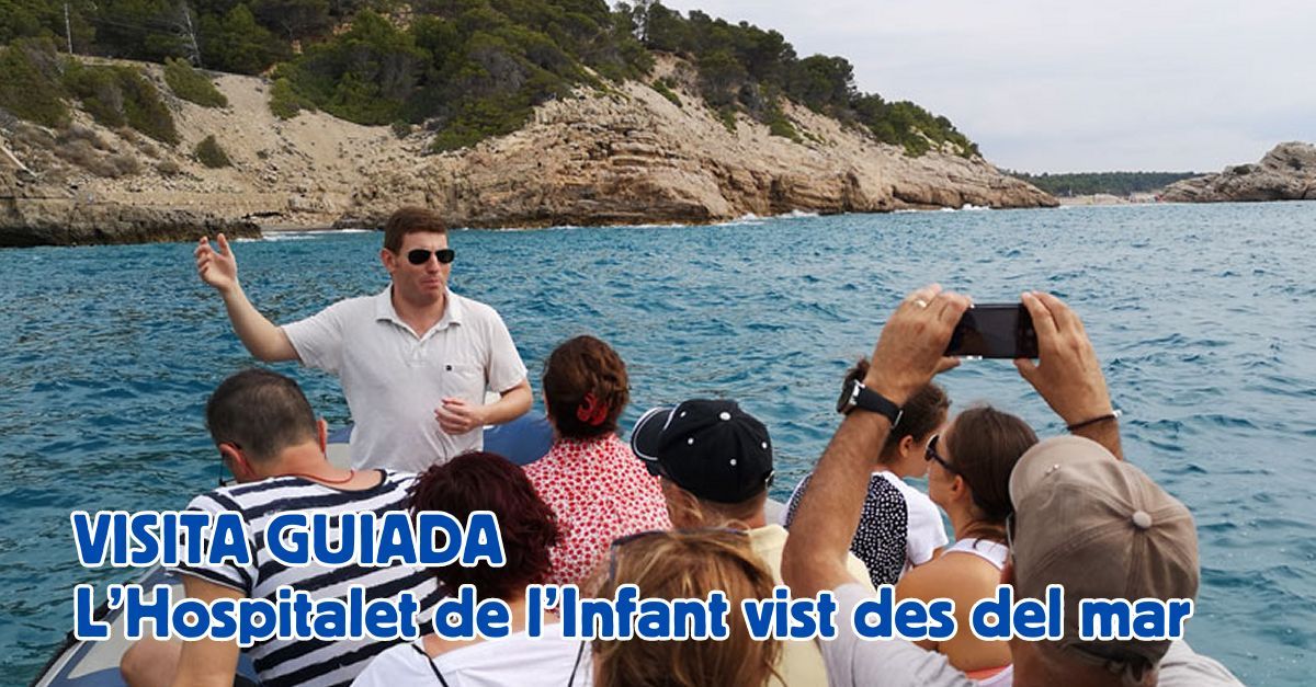 Visita guiada al Hospitalet de l�Infant vista desde el mar