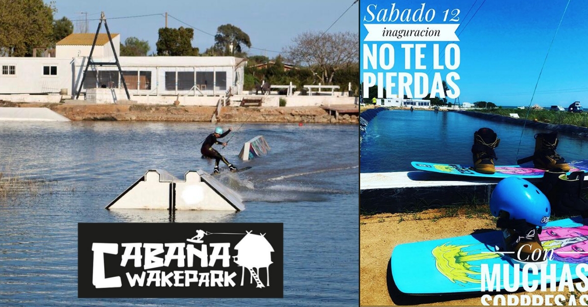 Inauguraci�n de las instalaciones de la Caba�a Wakepark