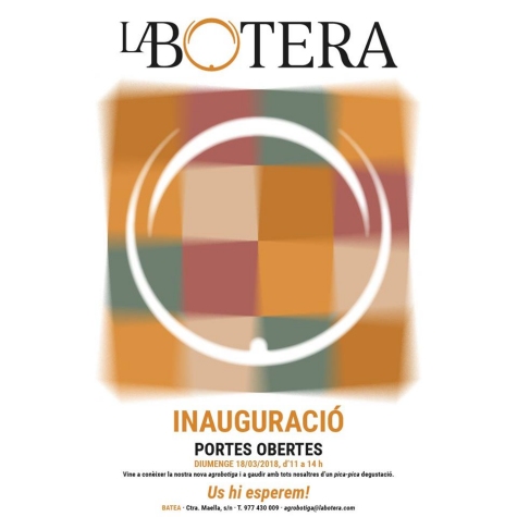 Inauguraci� celler La Botera. Portes obertes