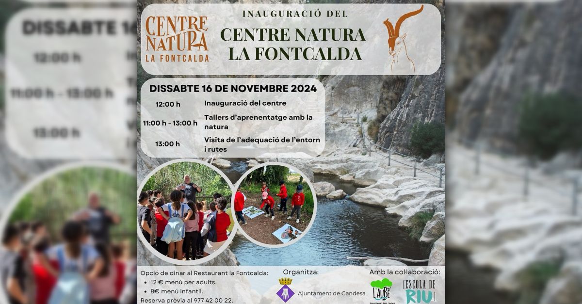 Inauguraci�n Centre de Natura La Fontcalda