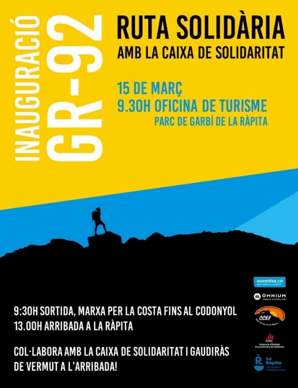 Caminada d�inauguraci� nou tram del GR92 a les Terres de l�Ebre *SUSPESA