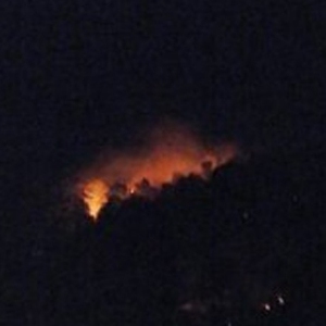 Un incendi crema al coll del Rajoler a Campred