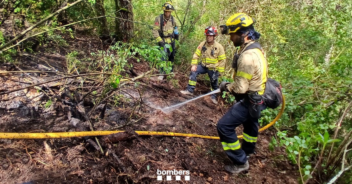 Controlat l’incendi del Parc Natural dels Ports, entre Pals i Xerta