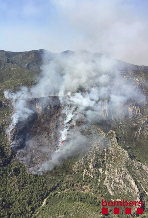 L&rsquo;incendi de Tivenys queda estabilitzat amb 107 hect�rees cremades | EbreActiu.cat, revista digital d&rsquo;oci actiu | Terres de l&rsquo;Ebre ...