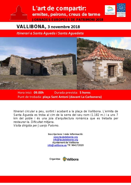 Itinerari a Santa Àgueda i Santa Aguedeta Itinerari a Santa Àgueda i Santa Aguedeta