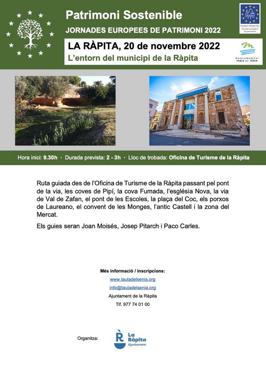 JEP2022 - L’entorn del municipi de la Ràpita JEP2022 - L’entorn del municipi de la Ràpita