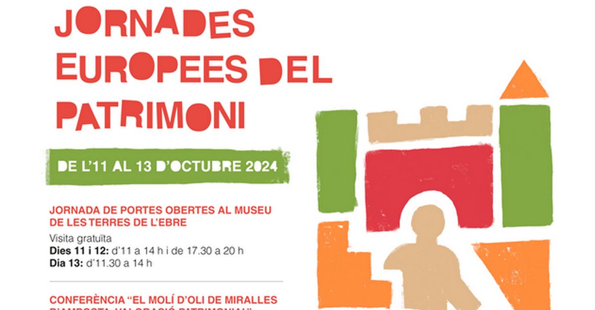 JEP 2024: Confer�ncia: El mol� de Miralles d�Amposta. Valoraci� Patrimonial