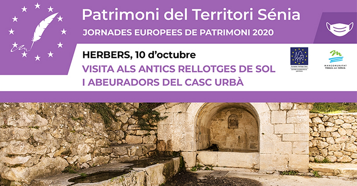Visita als antics rellotges de sol i abeuradors d&rsquo;Herbers #JEP2020