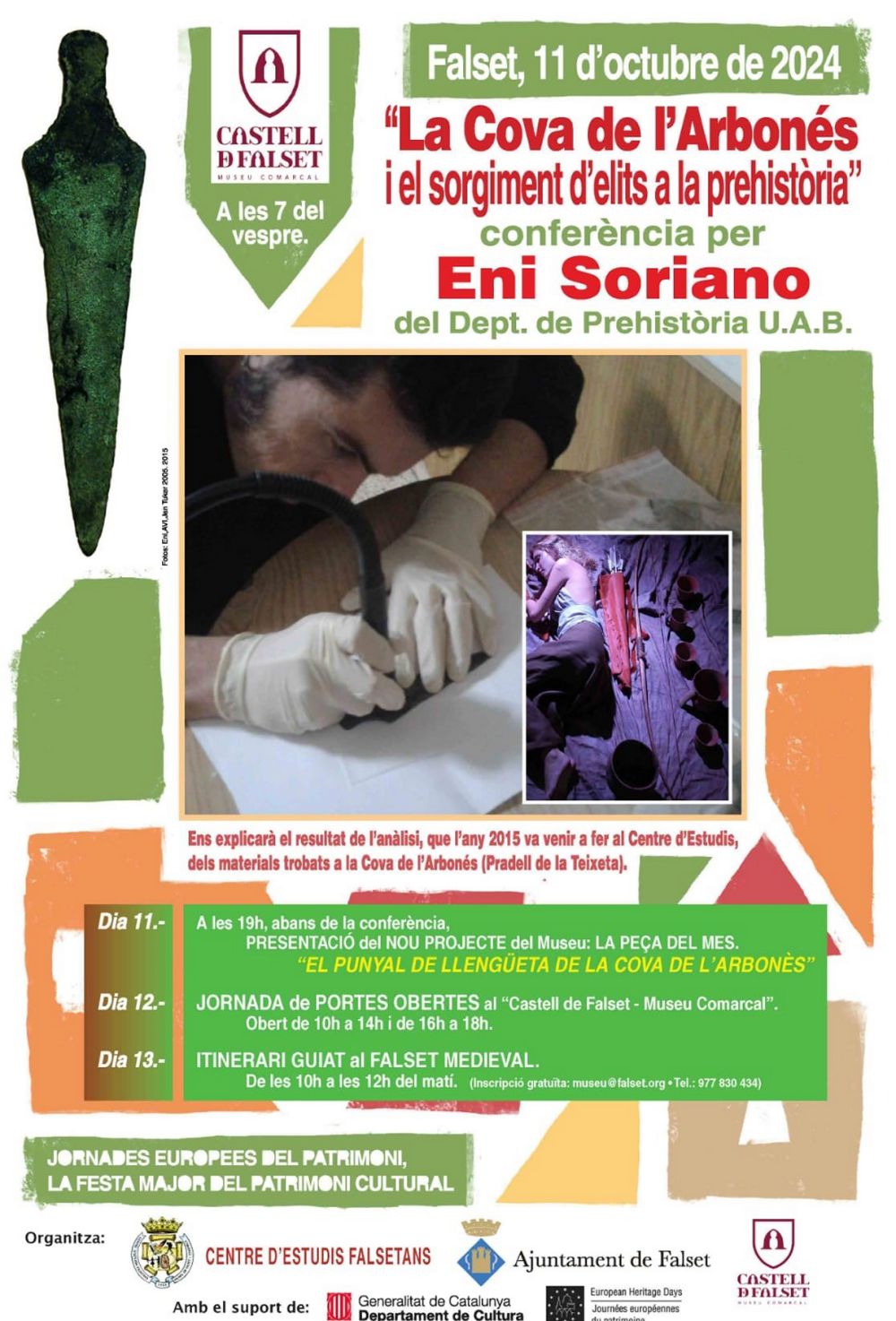 JEP2024. Jornades Europees del Patrimoni a Falset JEP2024. Jornades Europees del Patrimoni a Falset