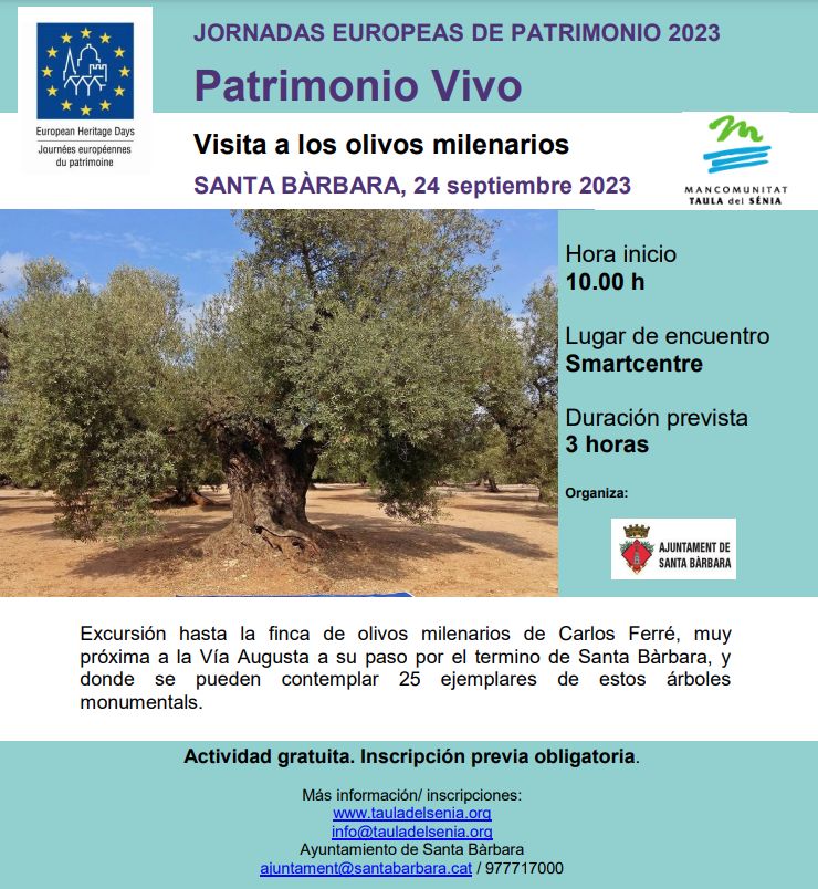 JEP23 Visita a les oliveres mil·lenàries JEP23 Visita a les oliveres mil·lenàries