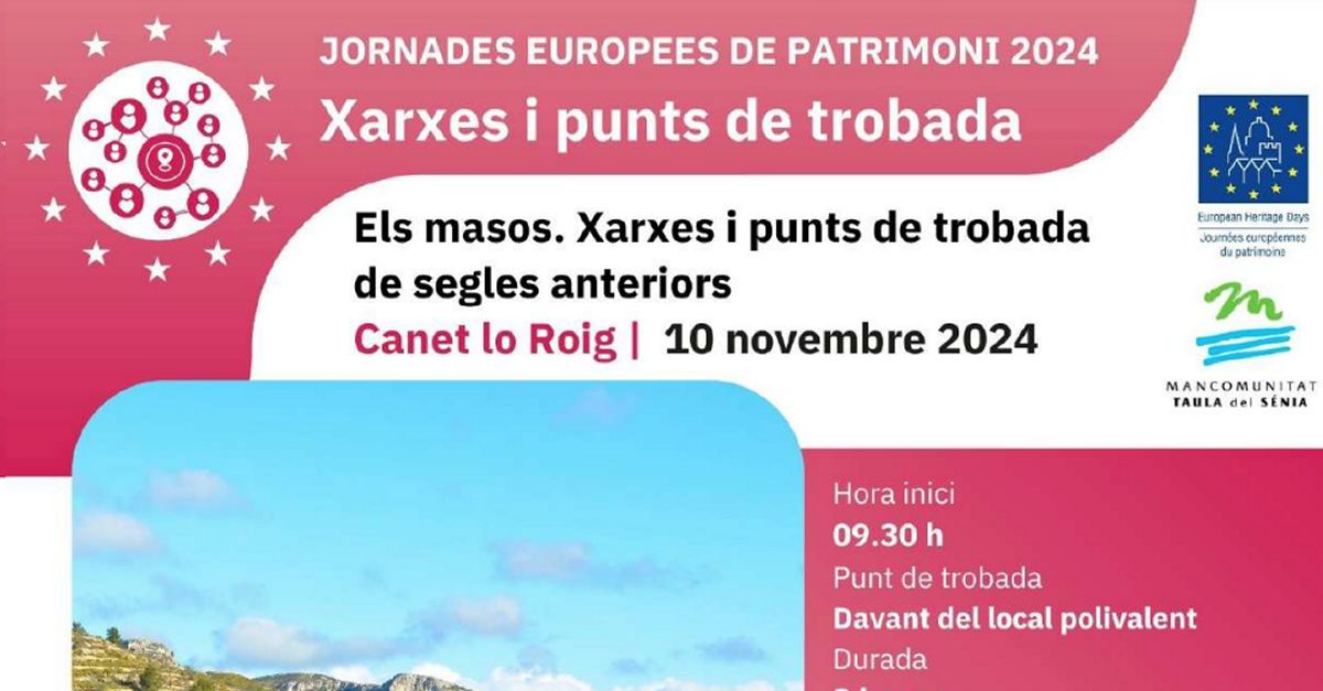 JEP24: Las mas�as. Redes y puntos de encuentro de siglos anteriores
