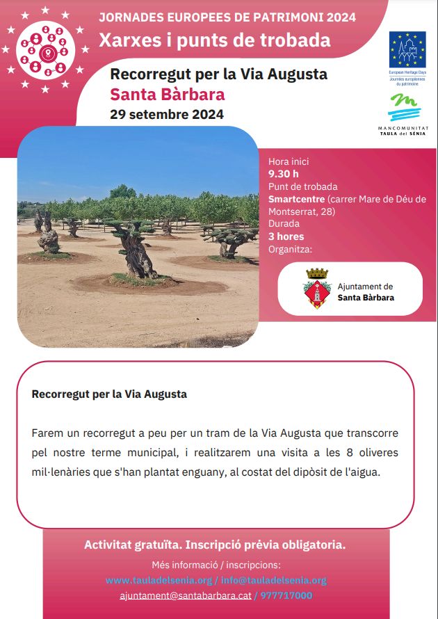 JEP24: Recorregut per la Via Augusta JEP24: Recorregut per la Via Augusta