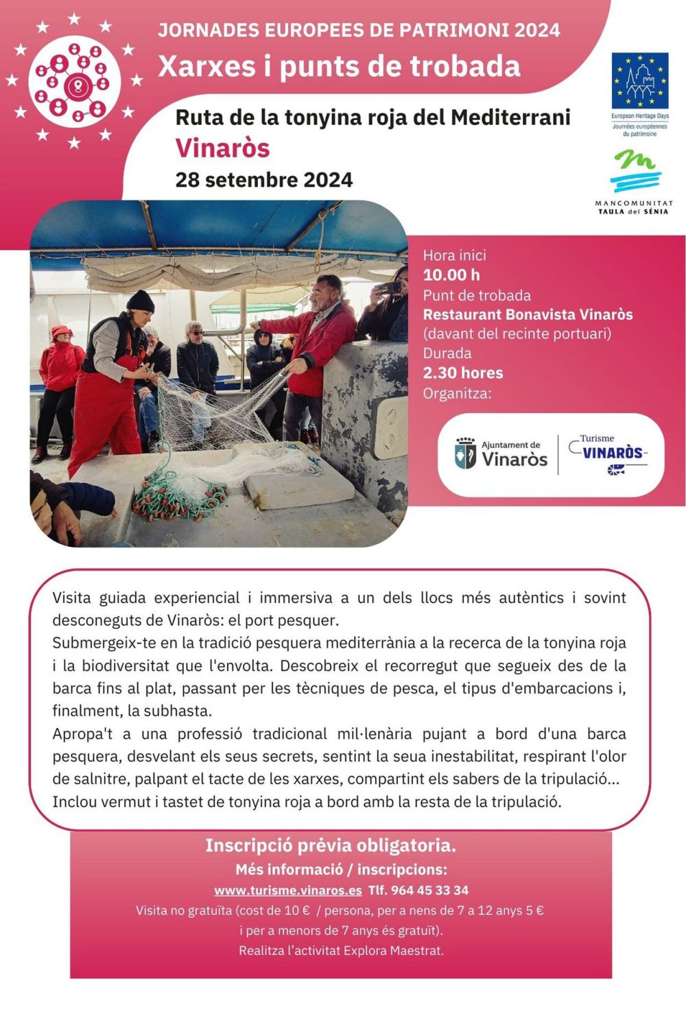 JEP24: Ruta de la tonyina roja del Mediterrani JEP24: Ruta de la tonyina roja del Mediterrani