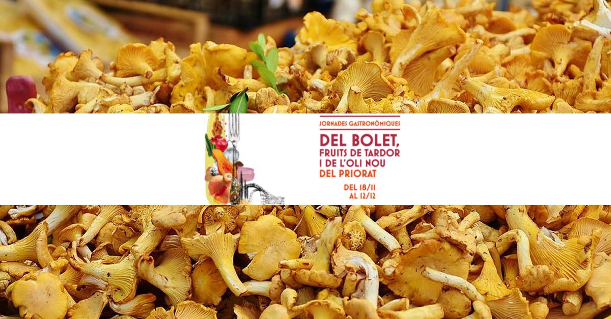 Jornadas gastron�micas de las setas, frutos de oto�o y del aceite nuevo del Priorat
