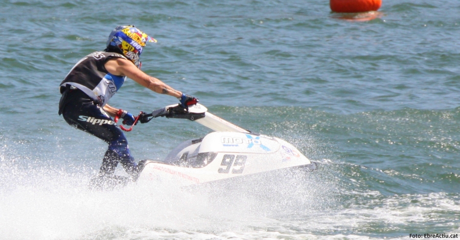 L�ampost� Jordi Tom�s, subcampi� d�Europa de motos aqu�tiques