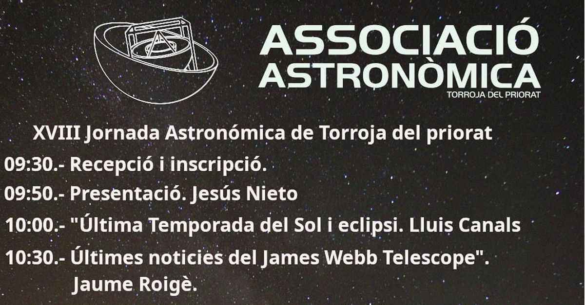XVIII Jornada astron�mica de Torroja del Priorat