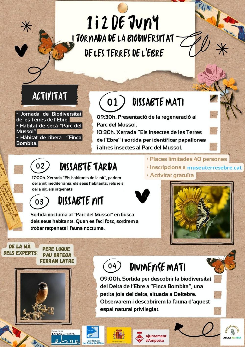 I Jornada de la Biodiversitat de les Terres de l�Ebre