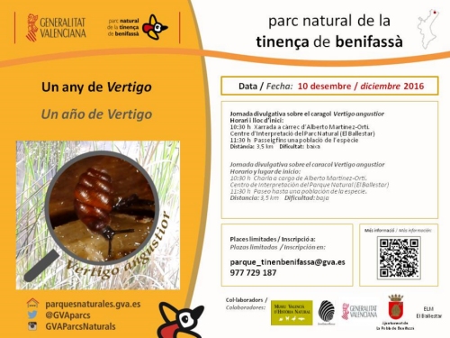 Un any de Vertigo: Jornada divulgativa sobre el caragol Vertigo angustior